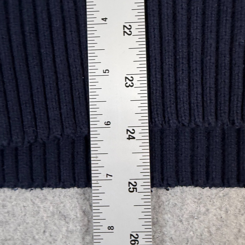 Vintage Polo Ralph Lauren Sweater Mens Small Blue Mock Neck Button - Picture 3 of 6
